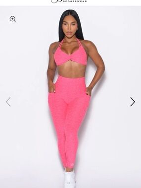 Bombshell Sportswear Curves 2.0 Leggings, Neon Flame, S, NWT